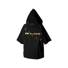 RELABEL Detachable Hood Raglan T-Shirt
