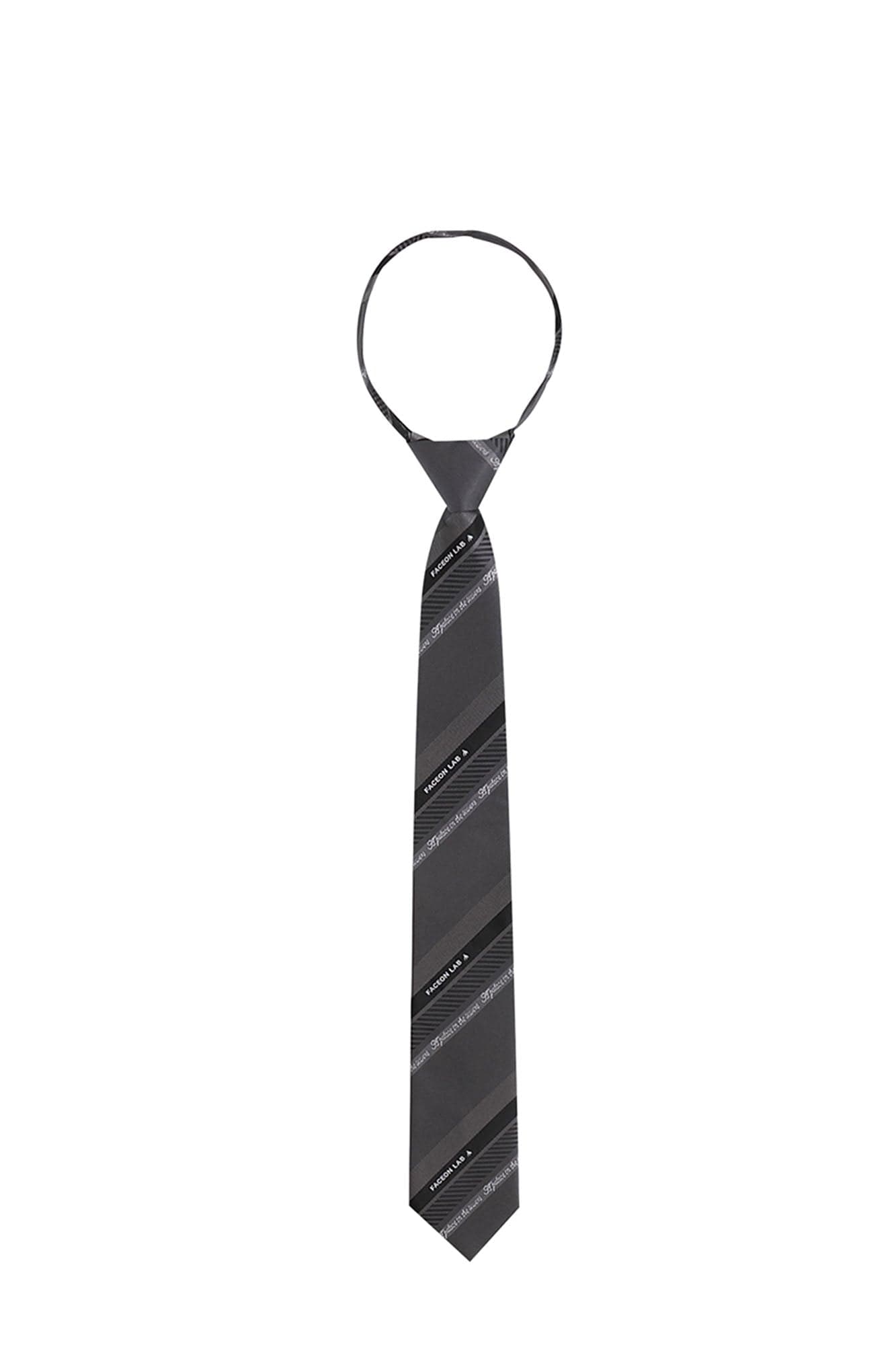 FACEONLAB Slanted Striped Zip Tie