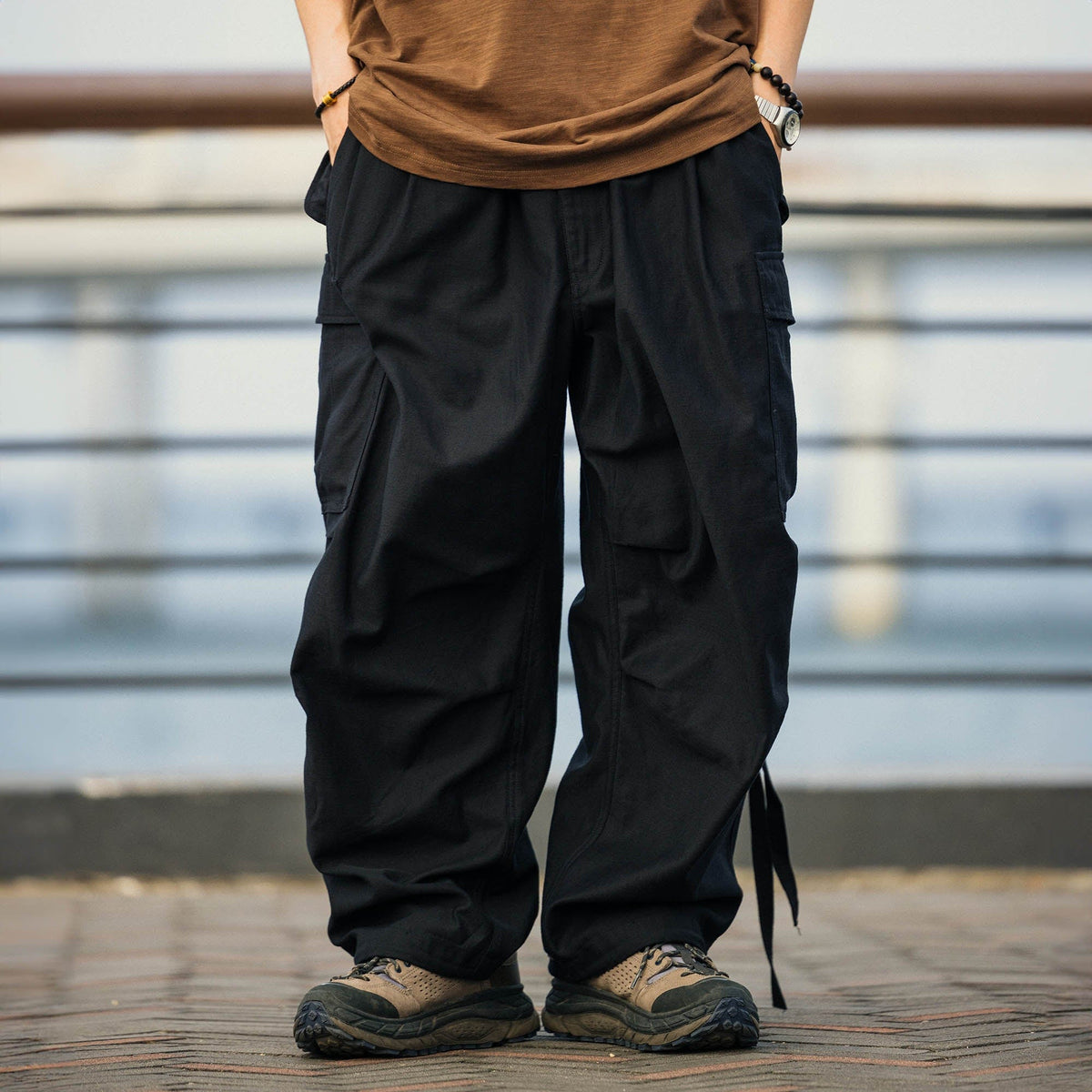 BANANA CLUB Multi-Pocket Strap M51 Cargo Pants