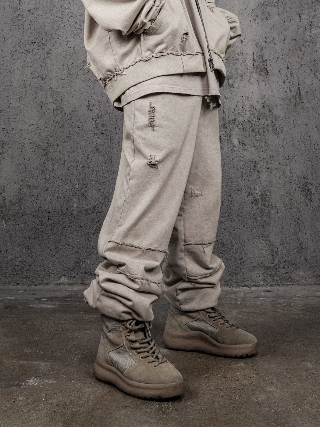 UNDERWATER Wasteland Ripped Spliced Jogger