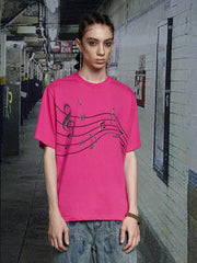 DND4DES Diamonds Music Note T-Shirt