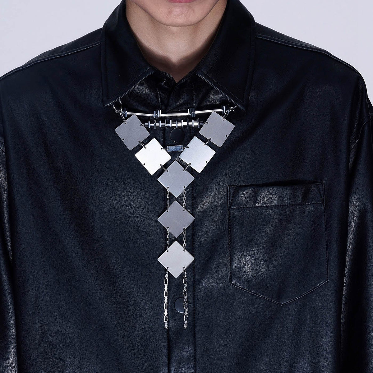 ILLUSORY Cyborg Metallic Tie