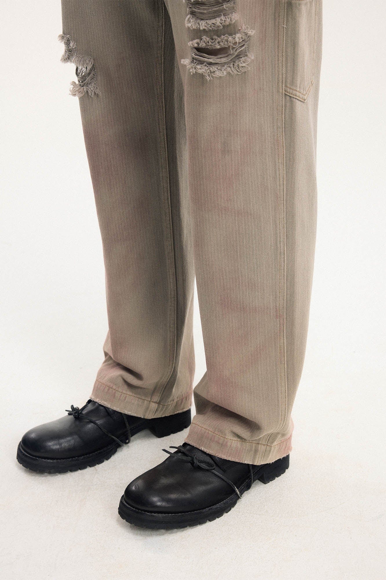 BONELESS Distressed Utility Carpenter Pants
