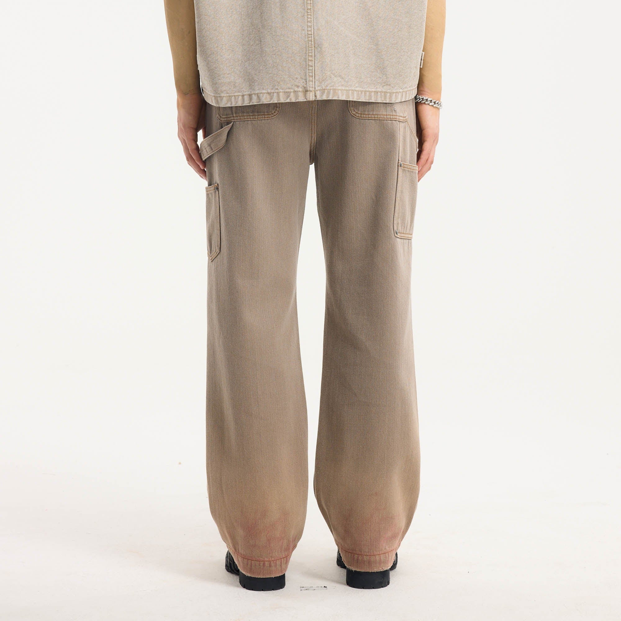 BONELESS Distressed Utility Carpenter Pants