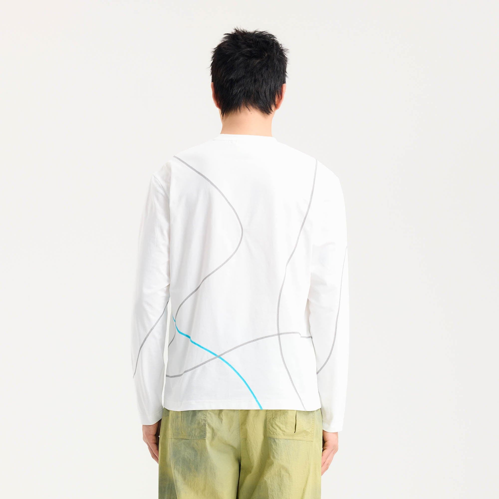 BONELESS Flow Line Stitch Long-Sleeve Tee