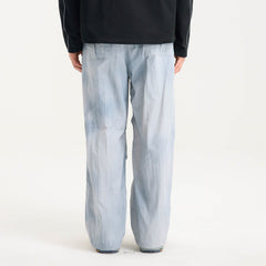 BONELESS Tie-Dye Crinkled Parachute Pants