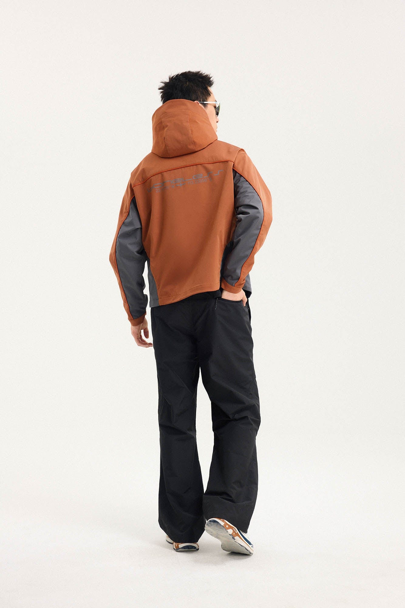 BONELESS Contrast Waterproof Utility Hooded Jacket