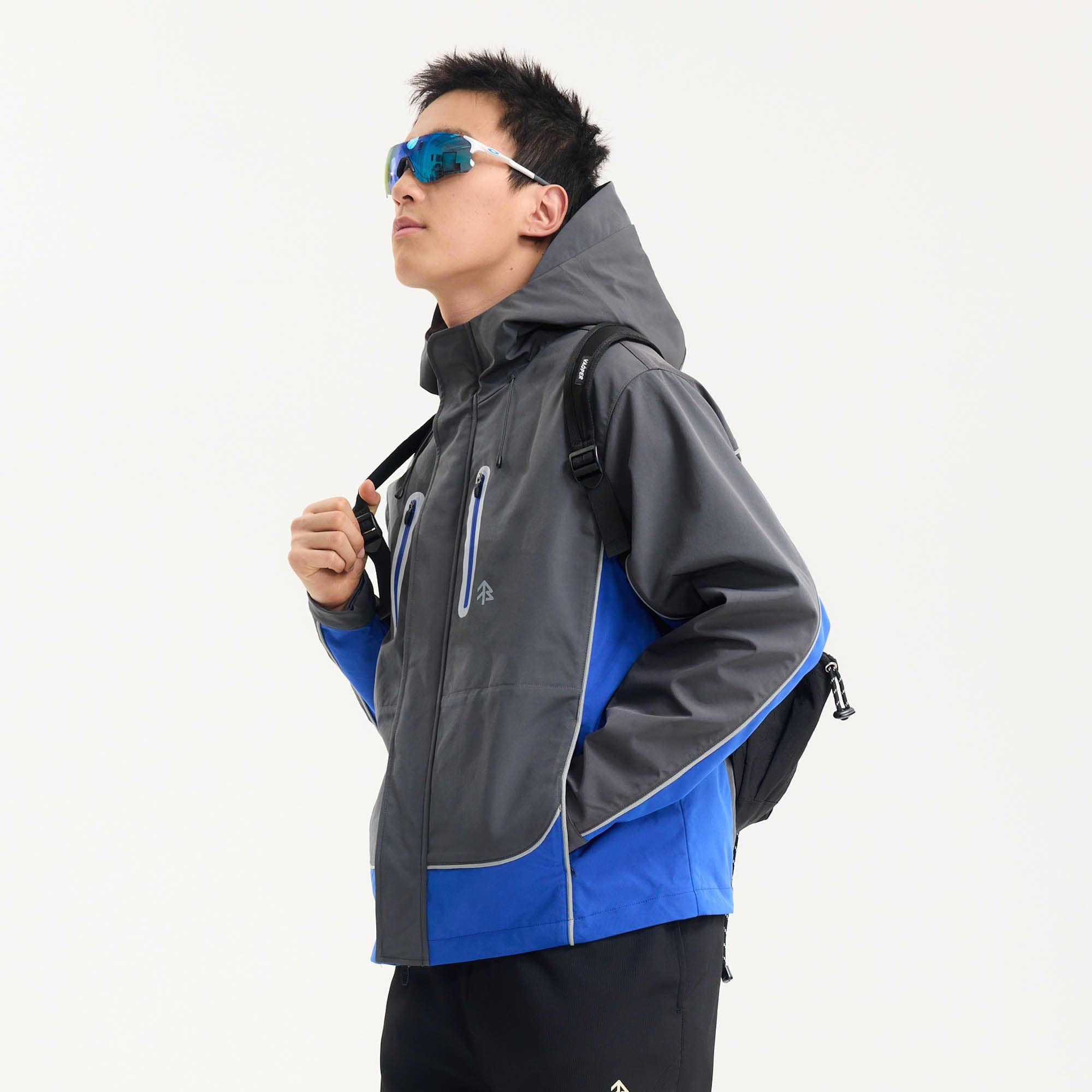BONELESS Contrast Waterproof Utility Hooded Jacket