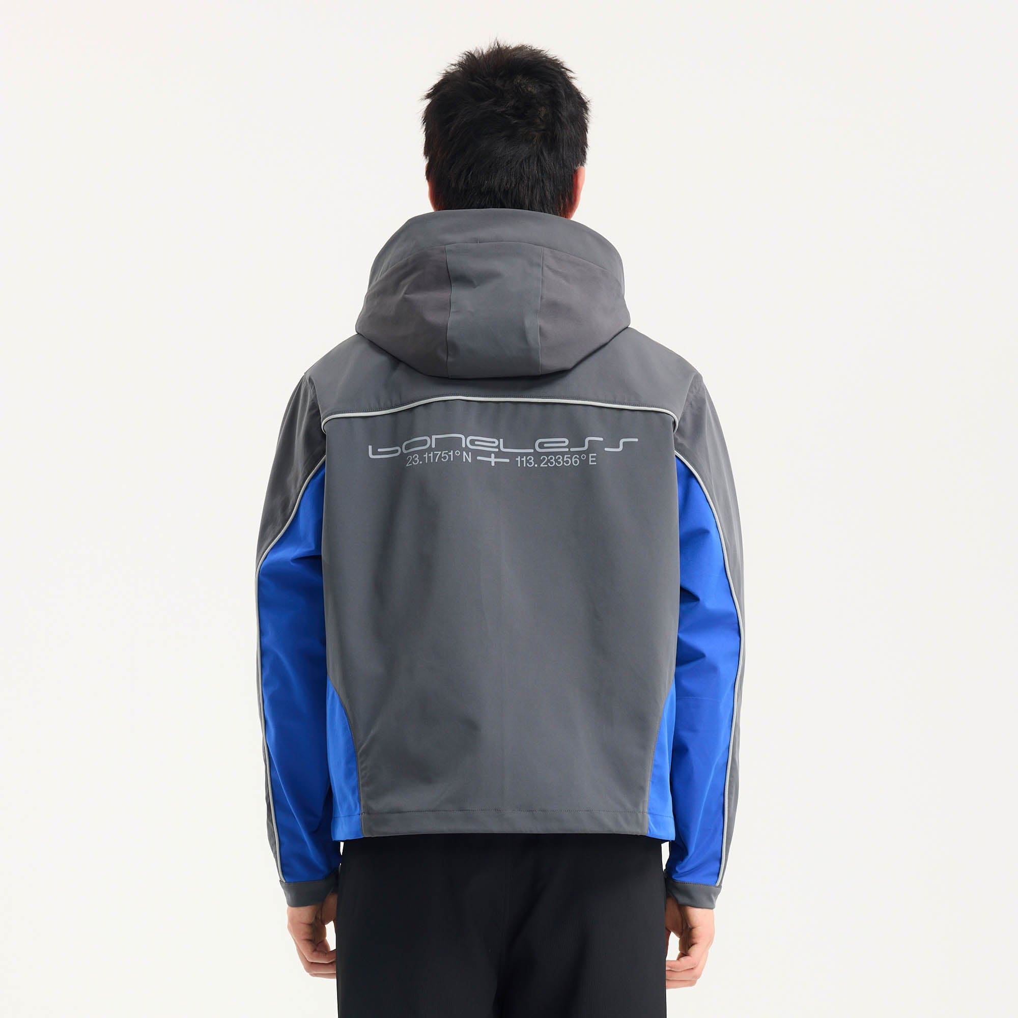 BONELESS Contrast Waterproof Utility Hooded Jacket