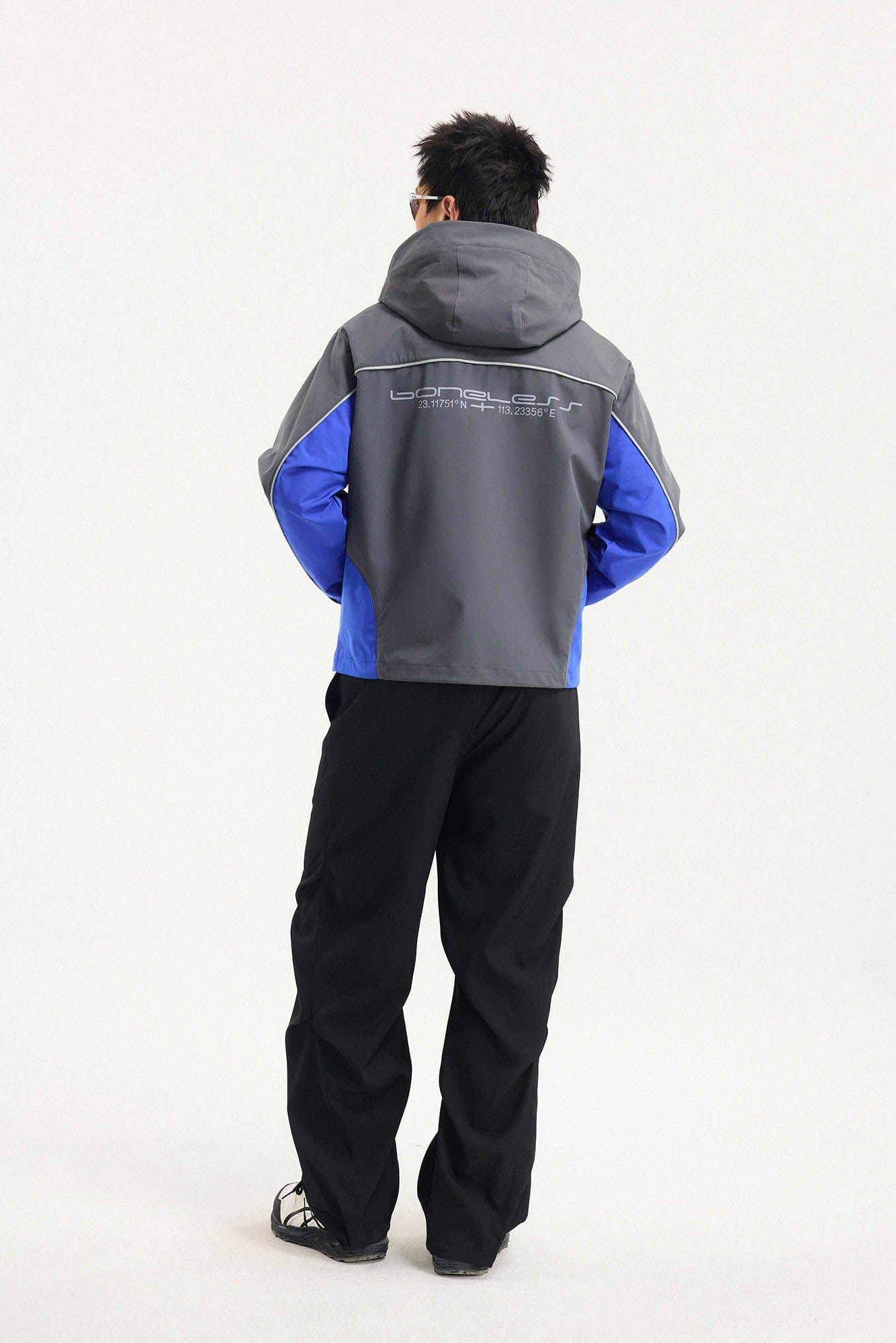 BONELESS Contrast Waterproof Utility Hooded Jacket