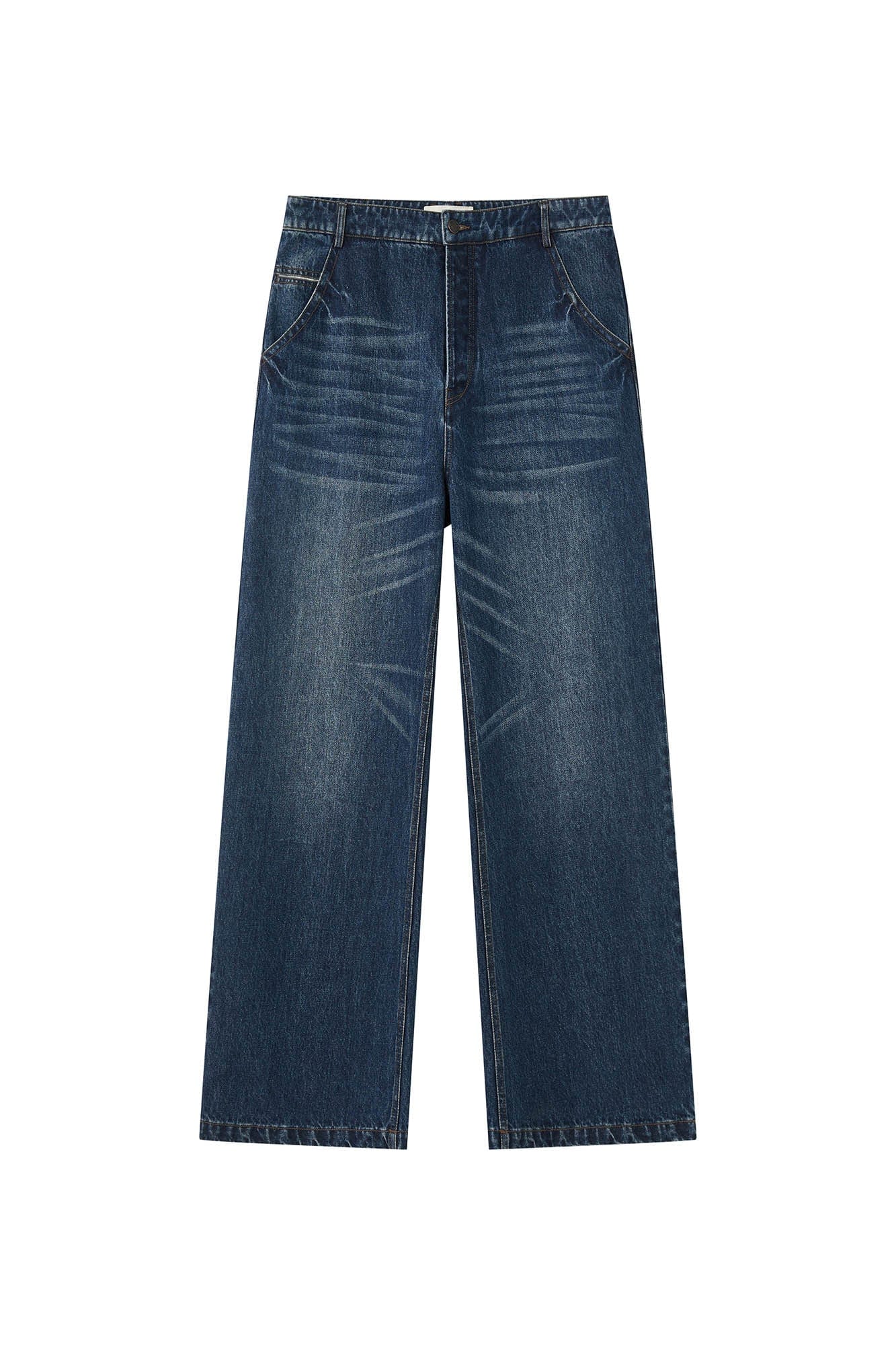 OPICLOTH Lyocell-Blend Washed Straight-Leg Jeans