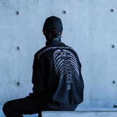 ENSHADOWER Mechanical Skeleton Turtleneck Sweater