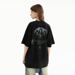 ERROR CODE ROBOT Screaming Cat Graphic Washed T-Shirt