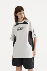 ERROR CODE ROBOT Arc Spliced Contrast T-Shirt