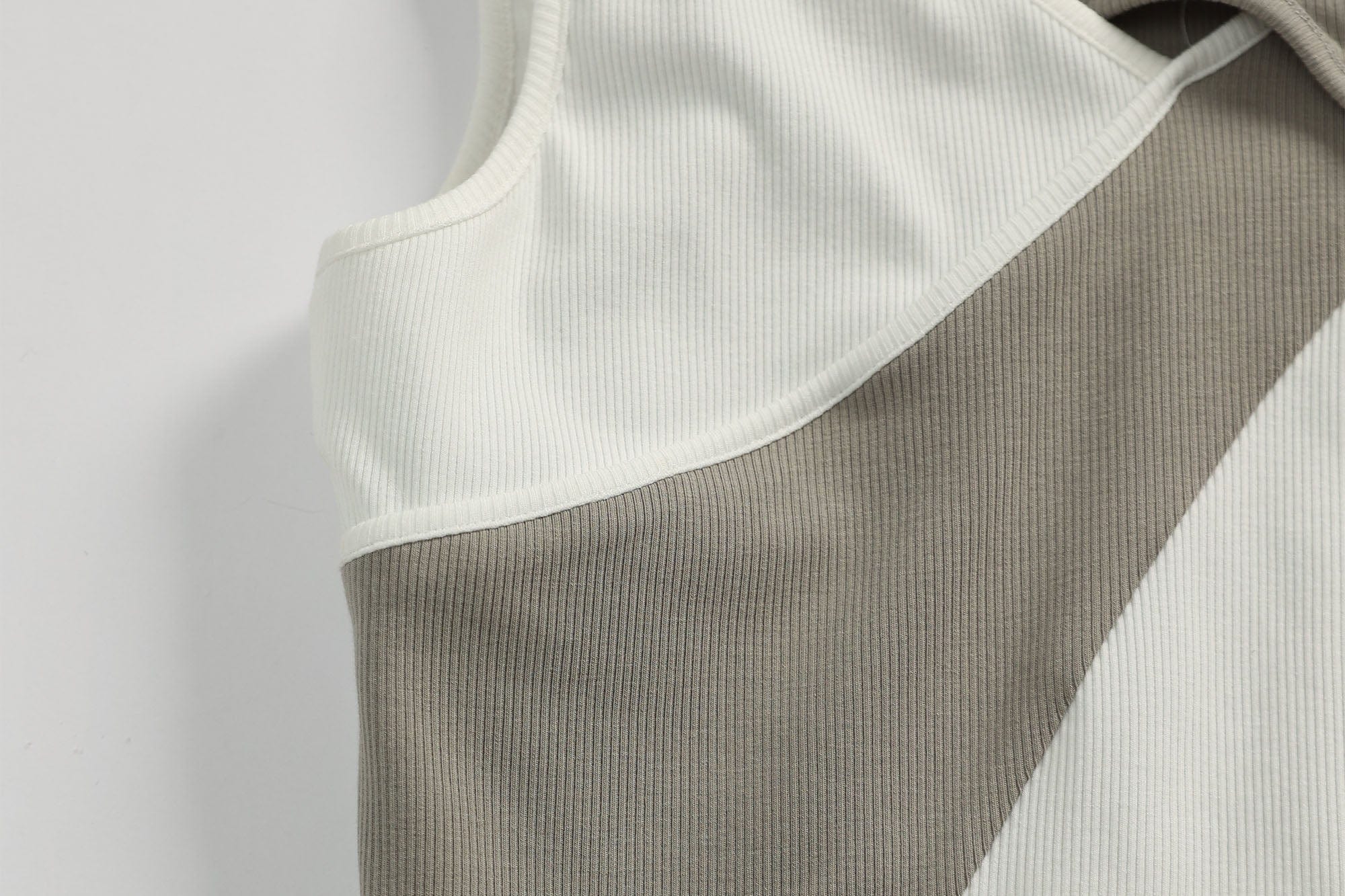 ERROR CODE ROBOT Sketch Collage Asymmetrical Layered Tank Top