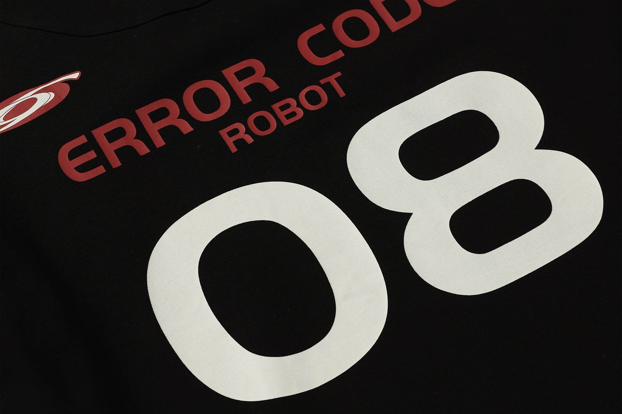 ERROR CODE ROBOT Button-Seam Contrast Detachable-Sleeve Tee