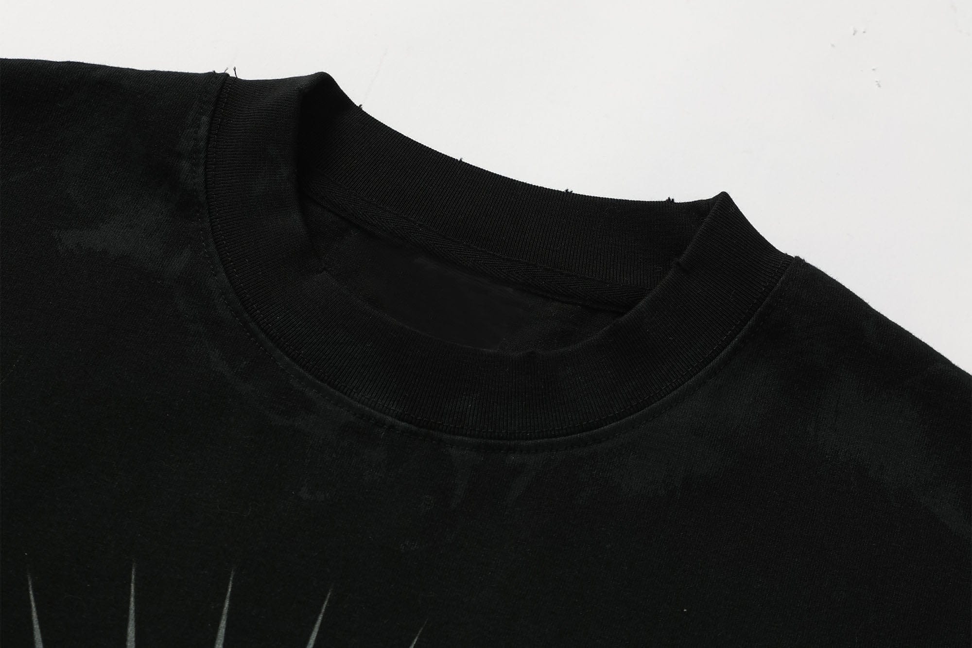 ERROR CODE ROBOT Screaming Cat Graphic Washed T-Shirt