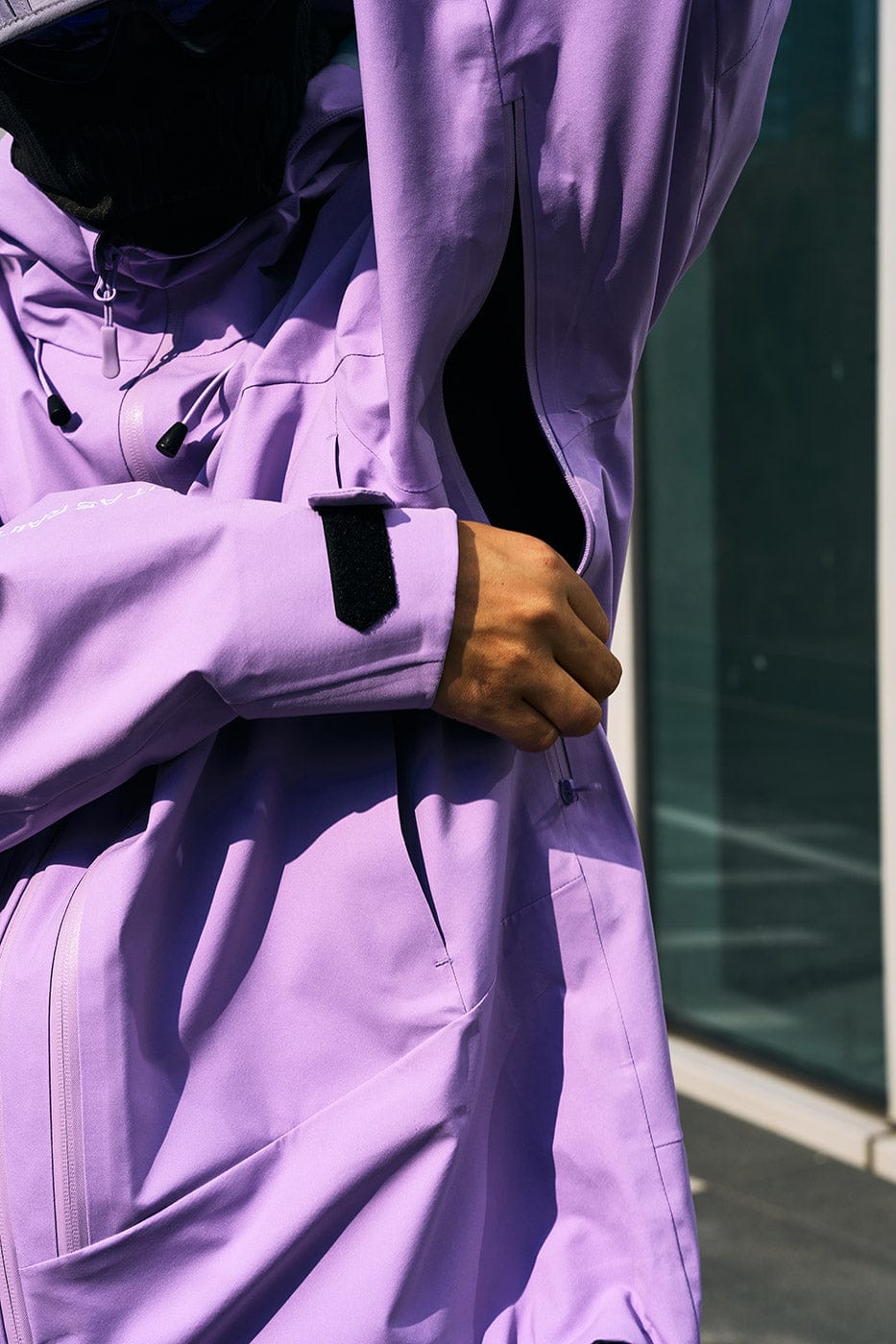 ENSHADOWER Asymmetric Water-Proof Windbreaker