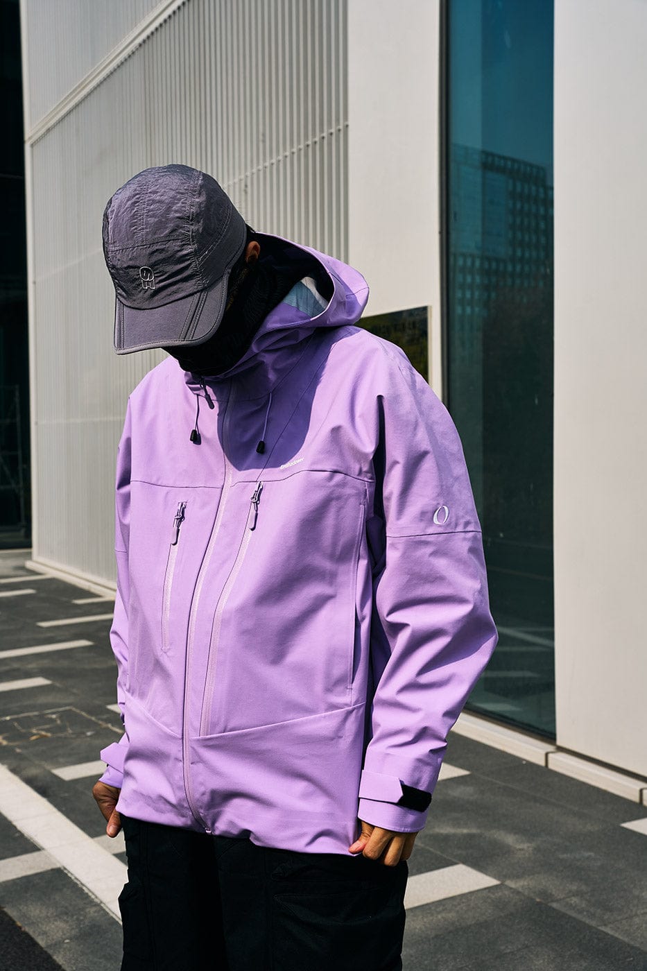 ENSHADOWER Asymmetric Water-Proof Windbreaker