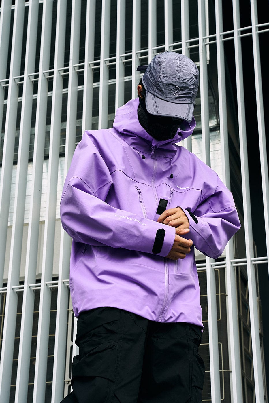 ENSHADOWER Asymmetric Water-Proof Windbreaker