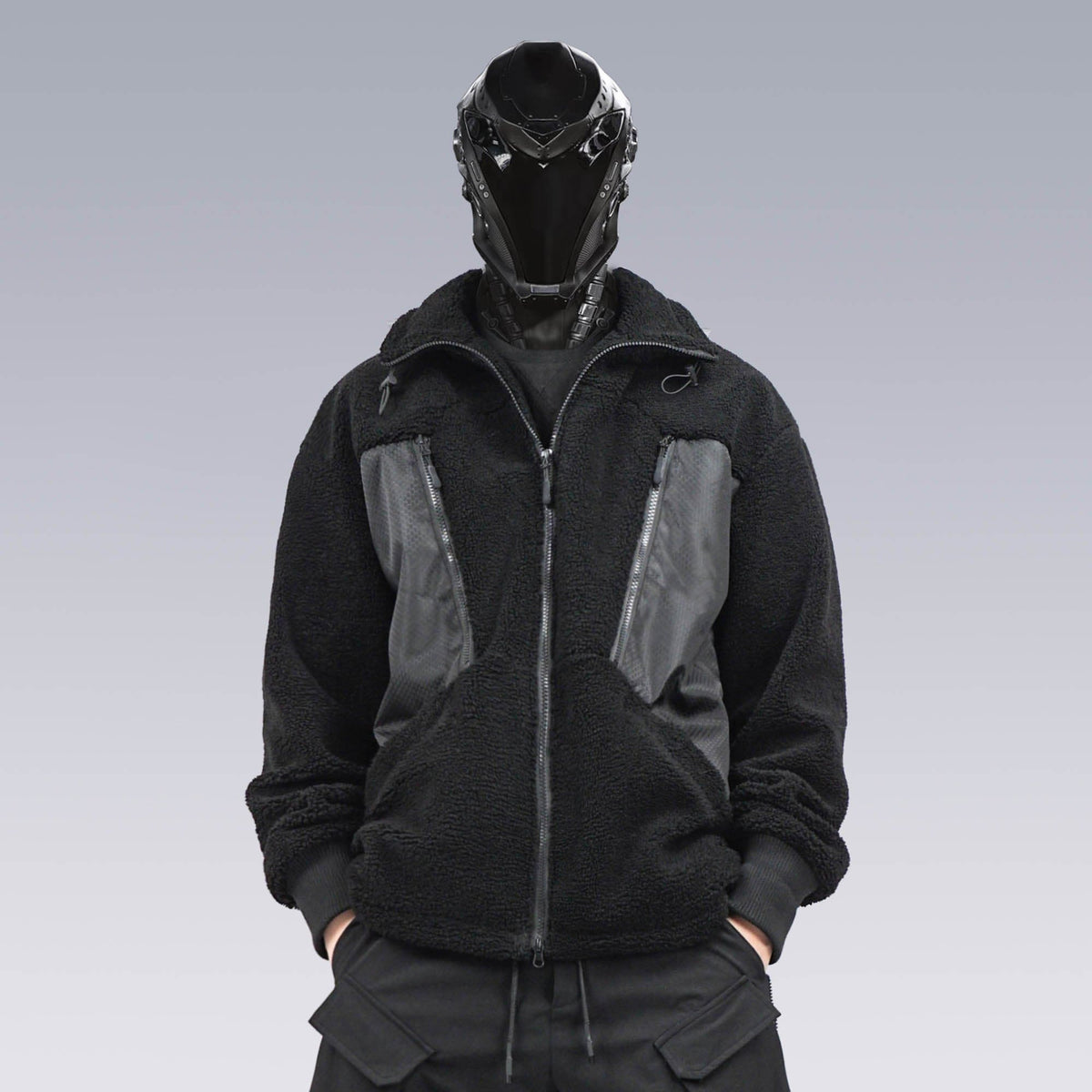 SILENSTORM Sherpa Paneled Utility Jacket