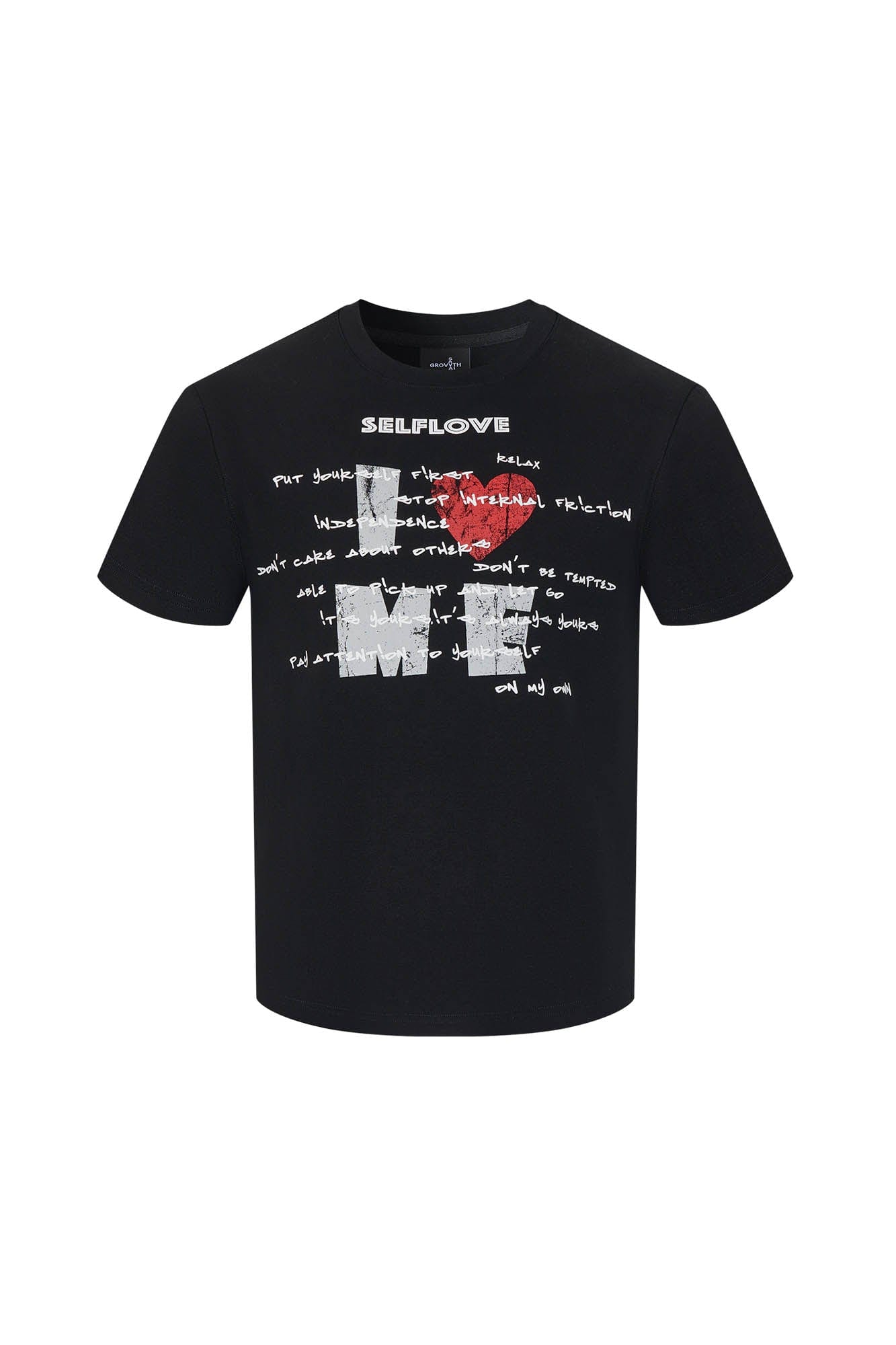 SAVAGEGROWTHWORLD Self-Love Statement Graphic T-Shirt
