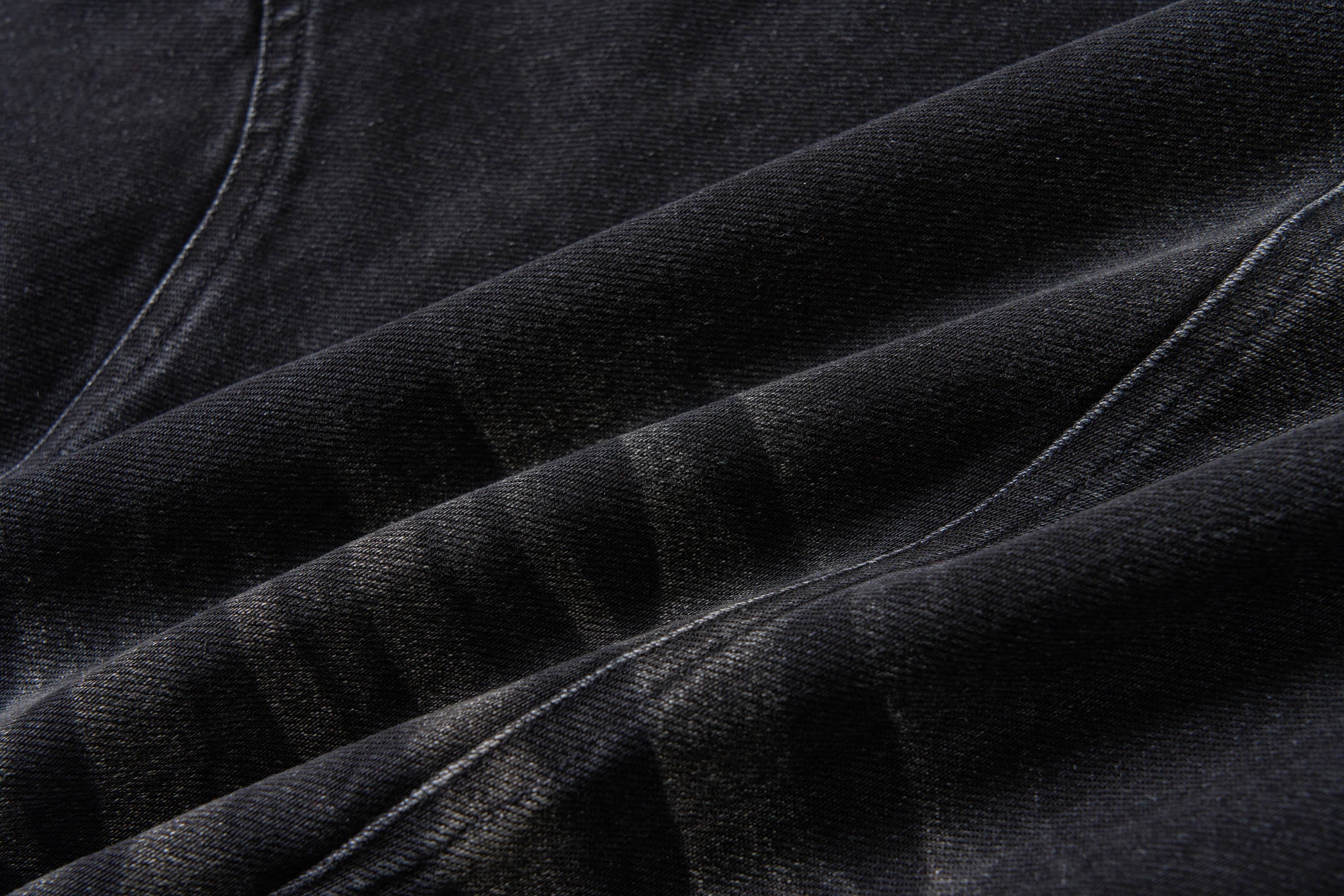 SAVAGEGROWTHWORLD Arc-Paneled Washed Oversized Balloon Jeans