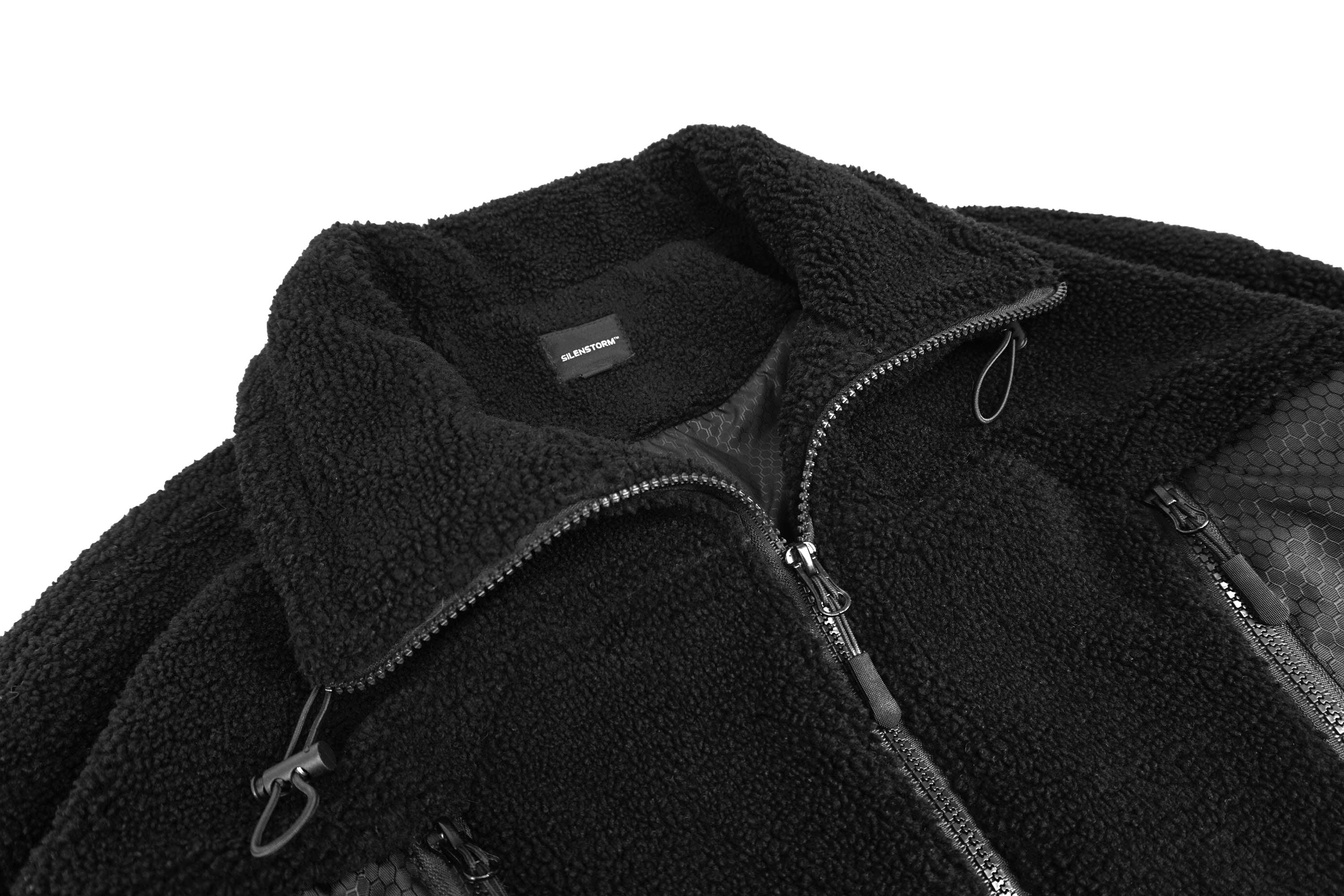 SILENSTORM Sherpa Paneled Utility Jacket
