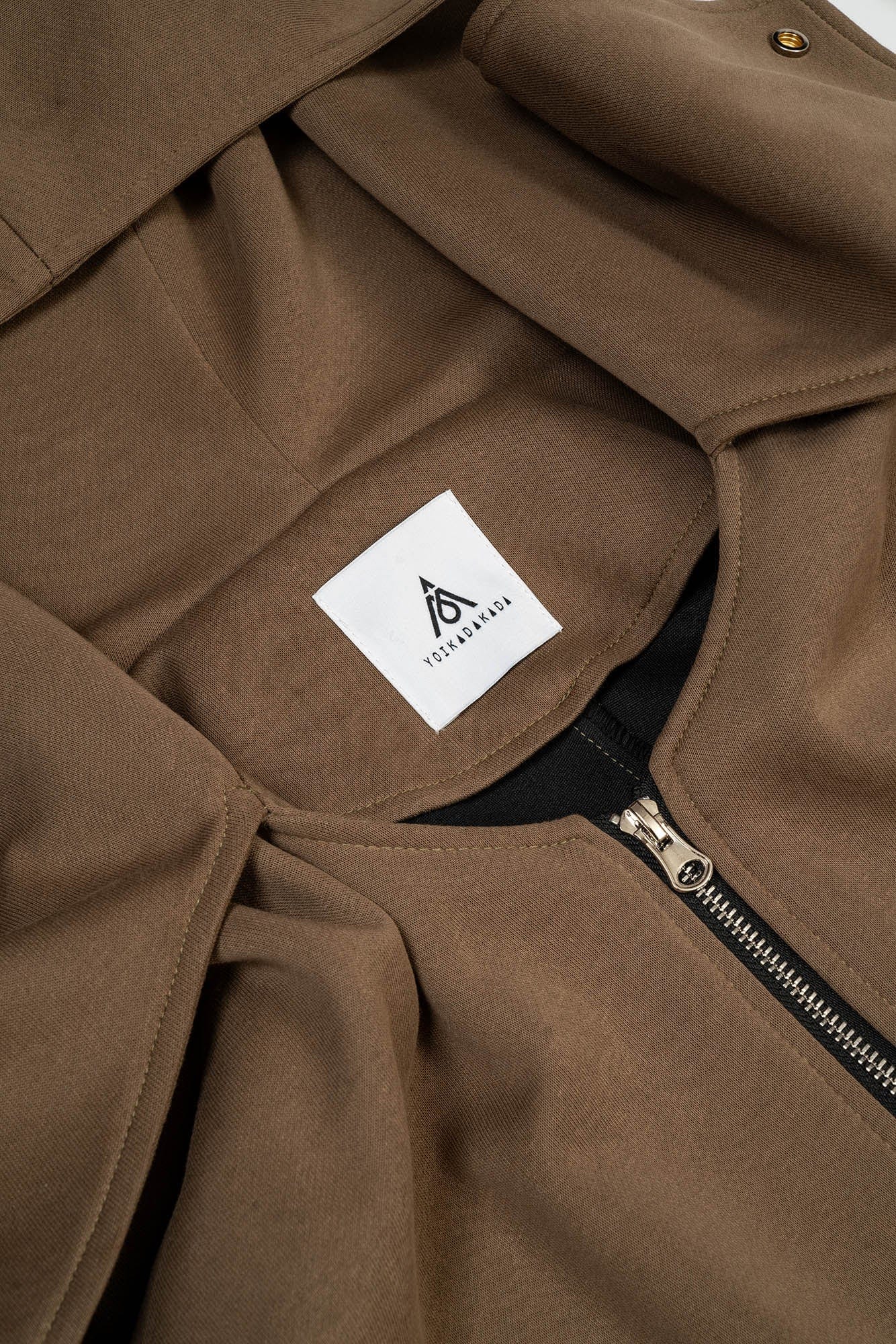 KADAKADA Hooded Pleated Shoulder Cloak