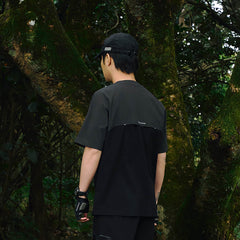ENSHADOWER Deconstructed Water-Proof Zip-up T-Shirt