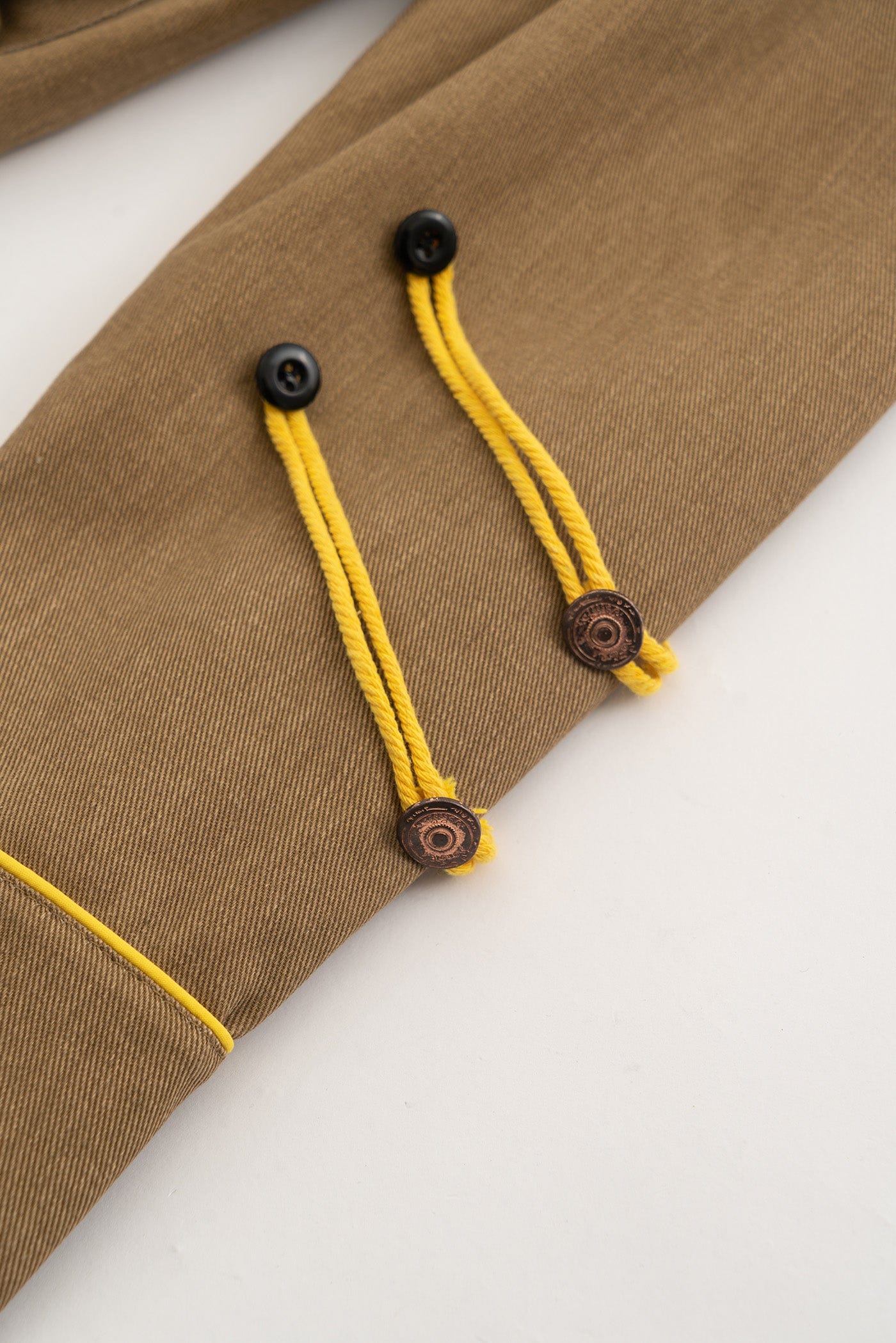 KADAKADA Spliced Roped Military Jacket