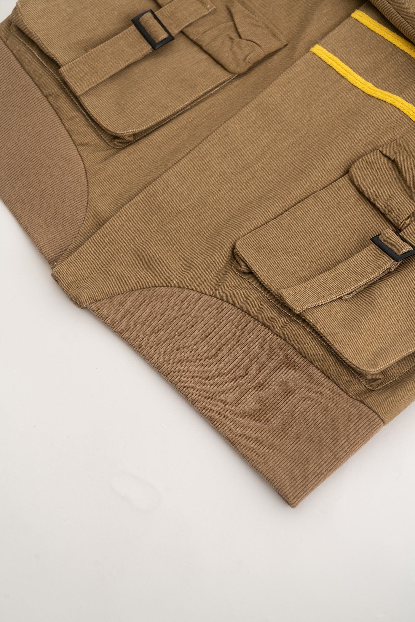 KADAKADA Spliced Roped Military Jacket