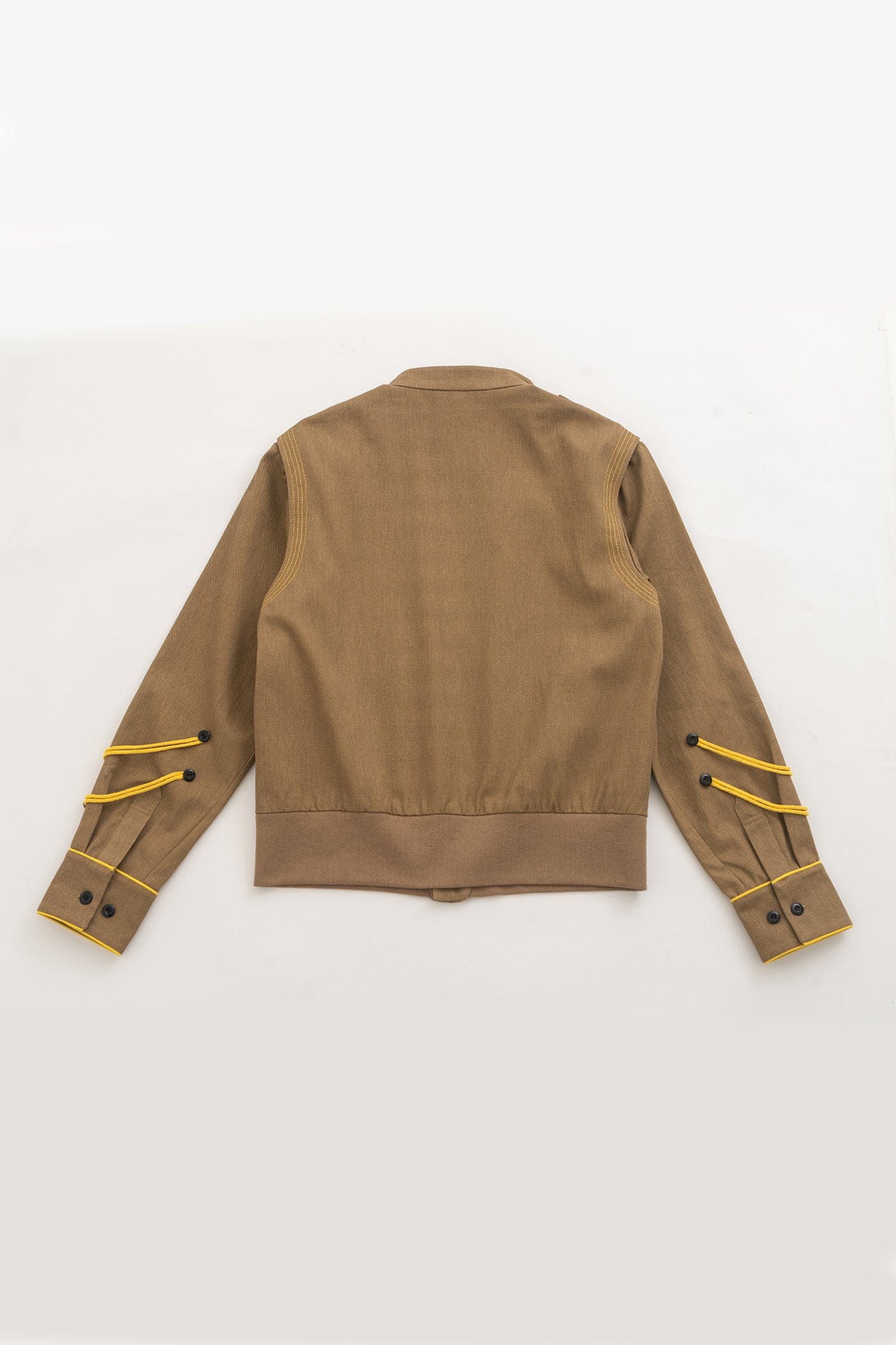 KADAKADA Spliced Roped Military Jacket