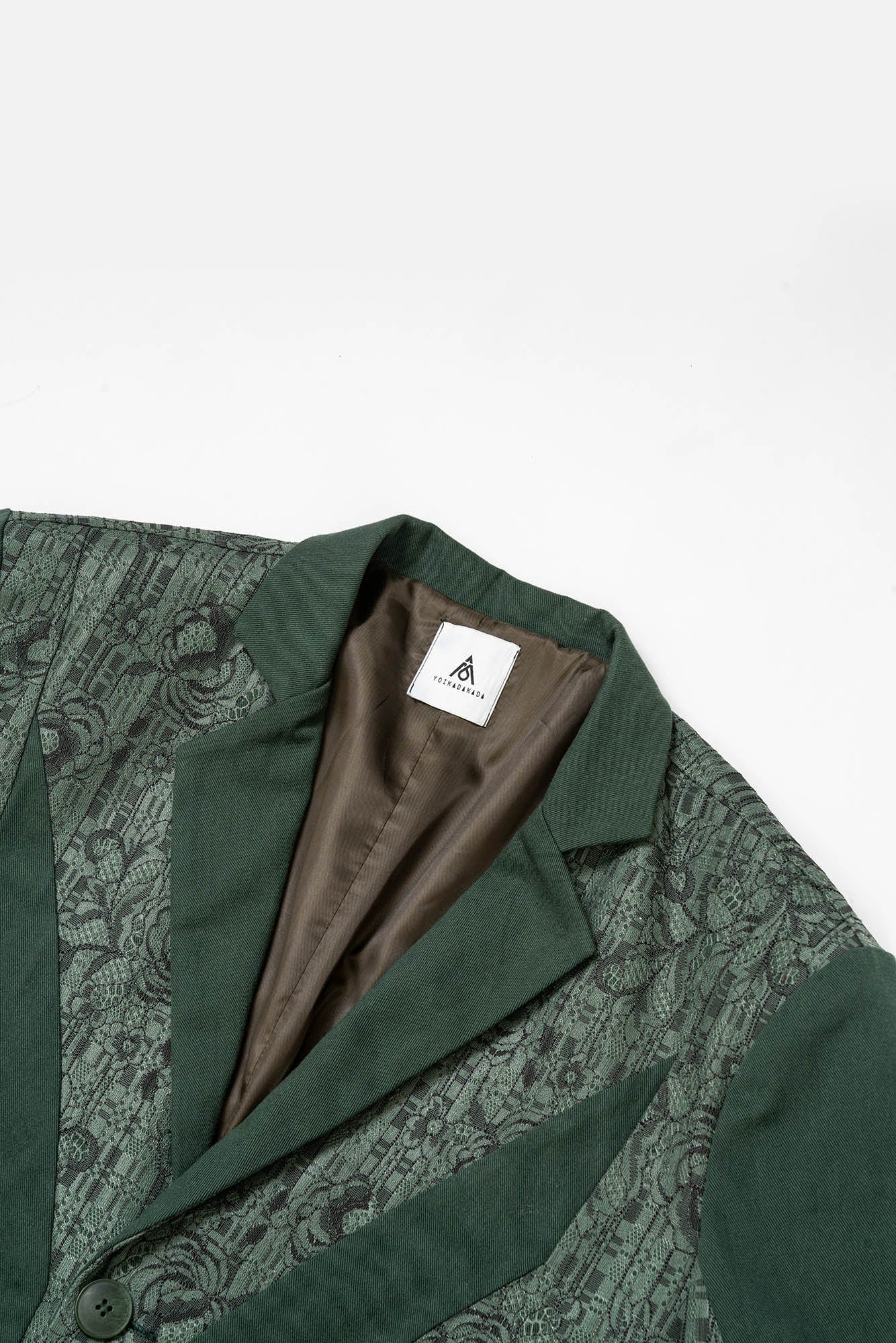 KADAKADA Floral Lace Patchwork Blazer