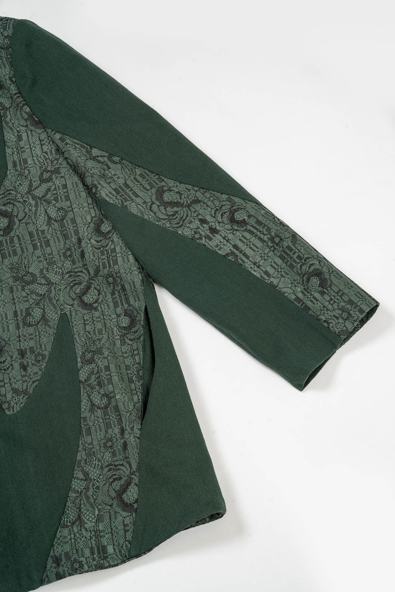 KADAKADA Floral Lace Patchwork Blazer