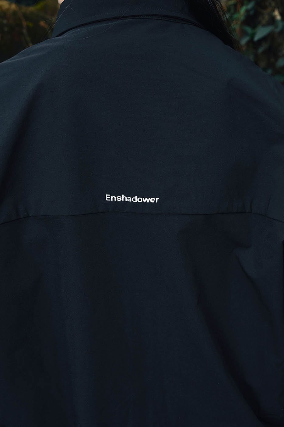 ENSHADOWER Modern Chinese Button Half Shirt