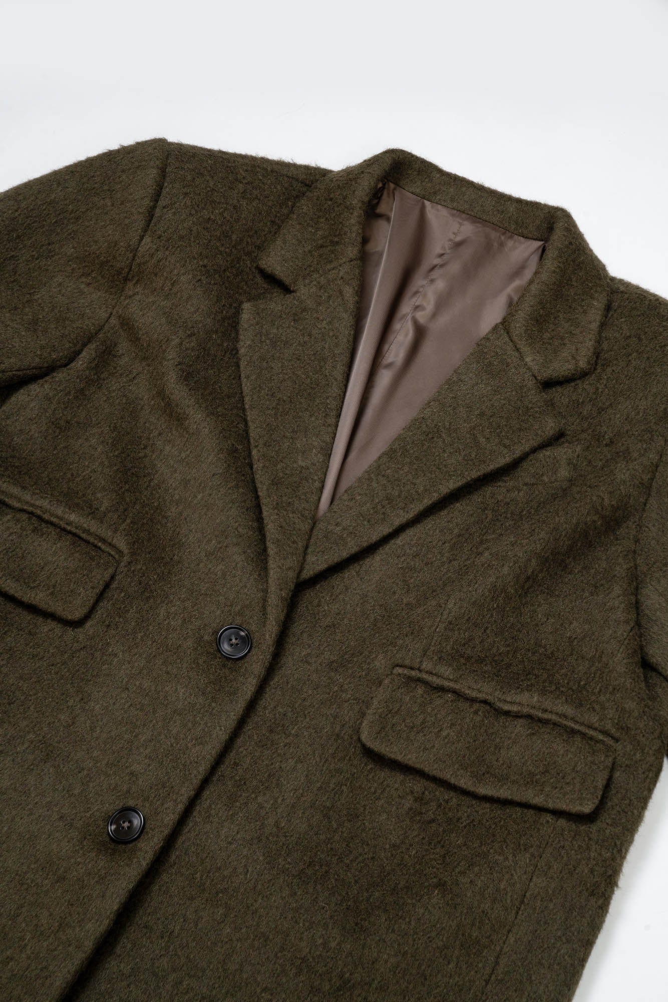 KADAKADA Wool-Blended Oversized Long Coat