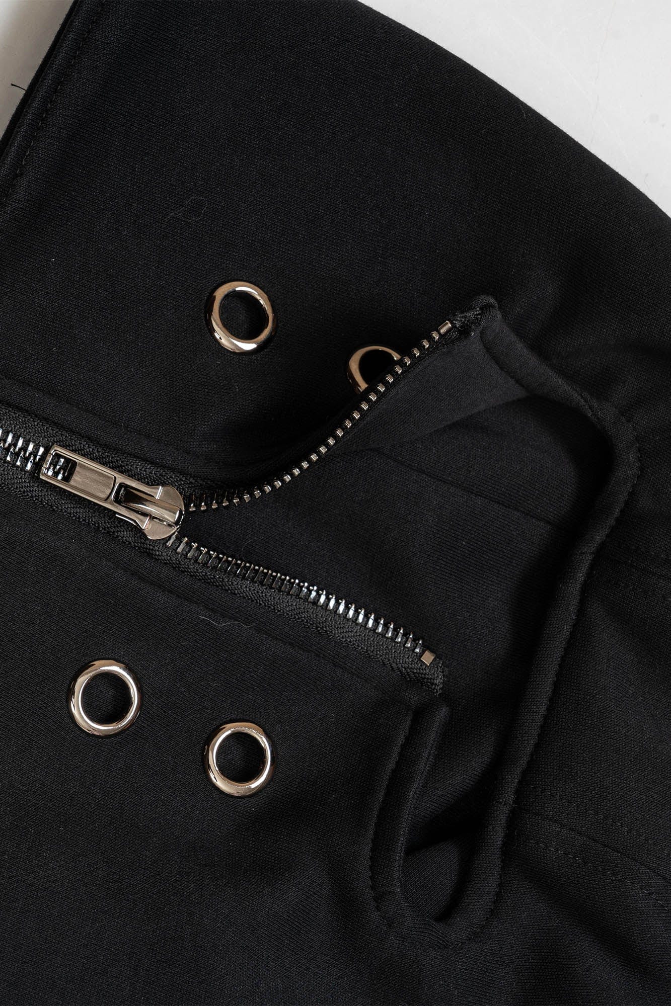 KADAKADA Zippered Grommet Balaclava