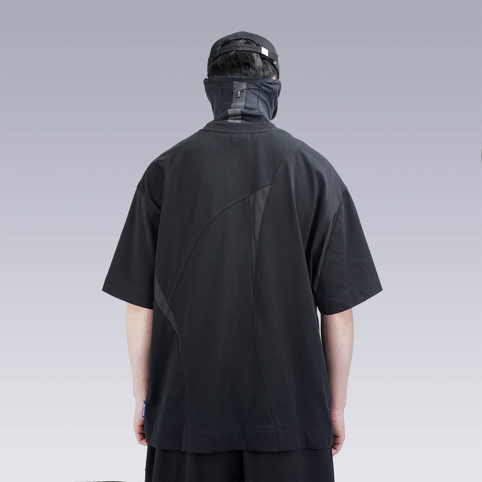 SILENSTORM Asymmetrical Mesh Deconstructed T-Shirt