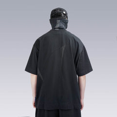 SILENSTORM Asymmetrical Mesh Deconstructed T-Shirt
