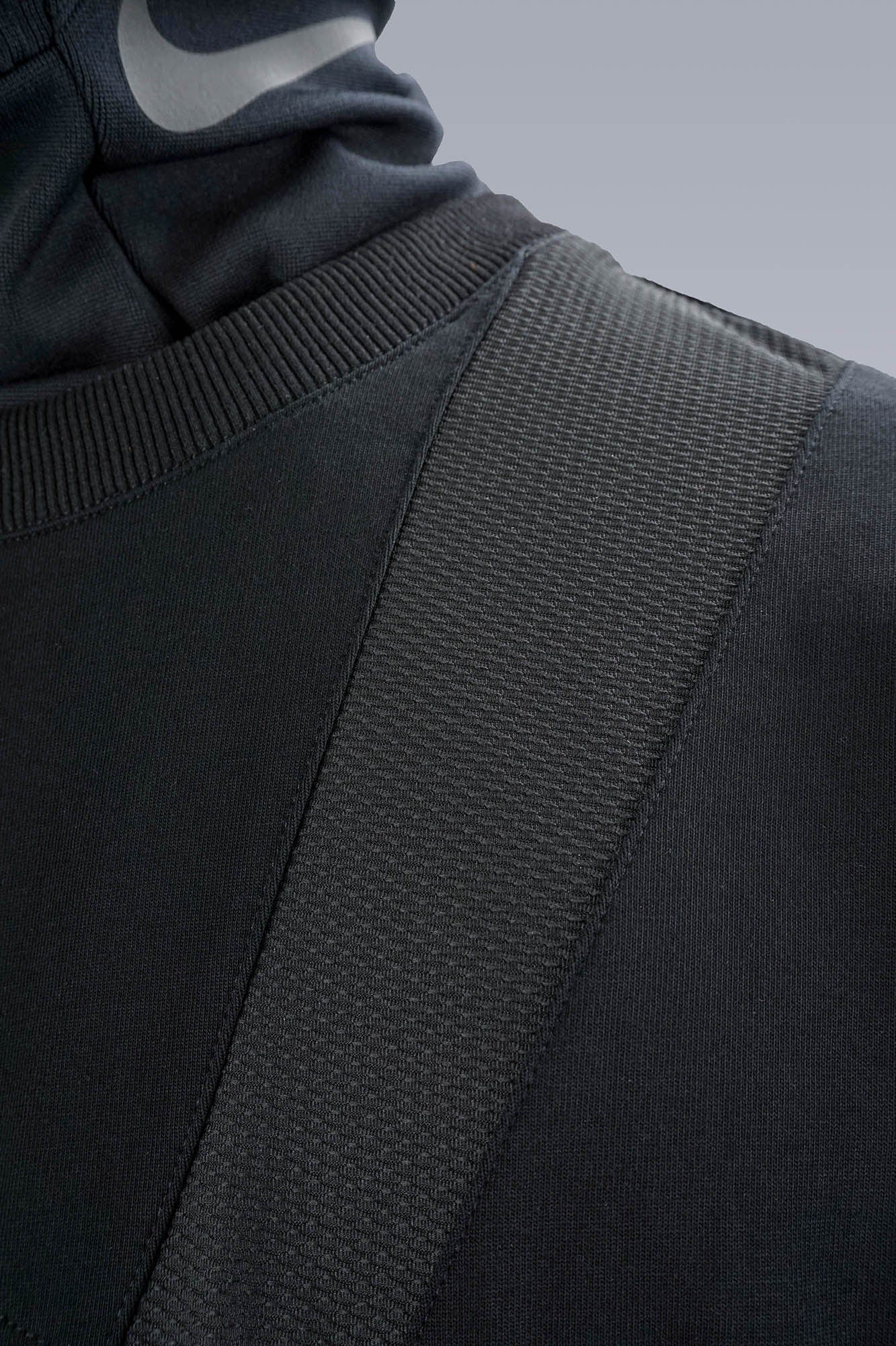 SILENSTORM Asymmetrical Mesh Deconstructed T-Shirt