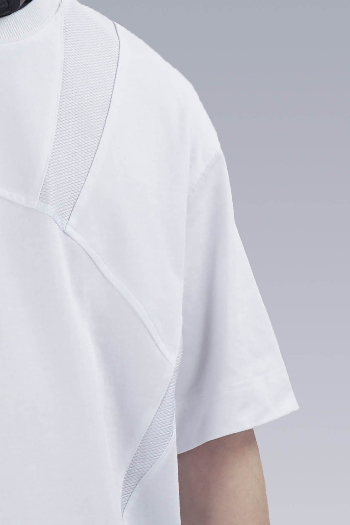 SILENSTORM Asymmetrical Mesh Deconstructed T-Shirt