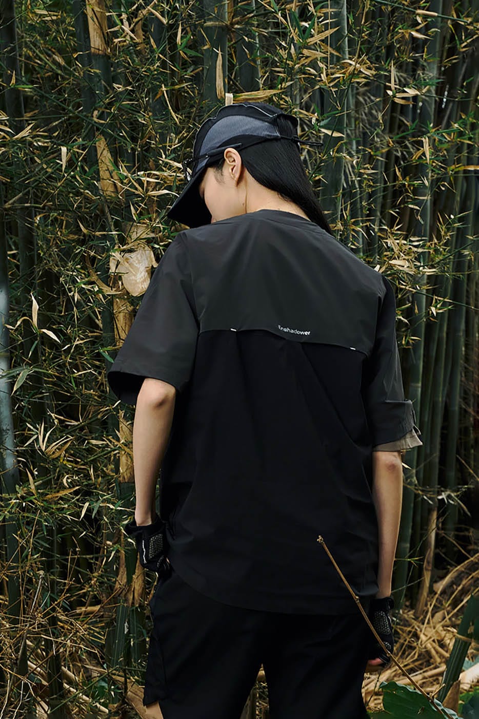 ENSHADOWER Deconstructed Water-Proof Zip-up T-Shirt
