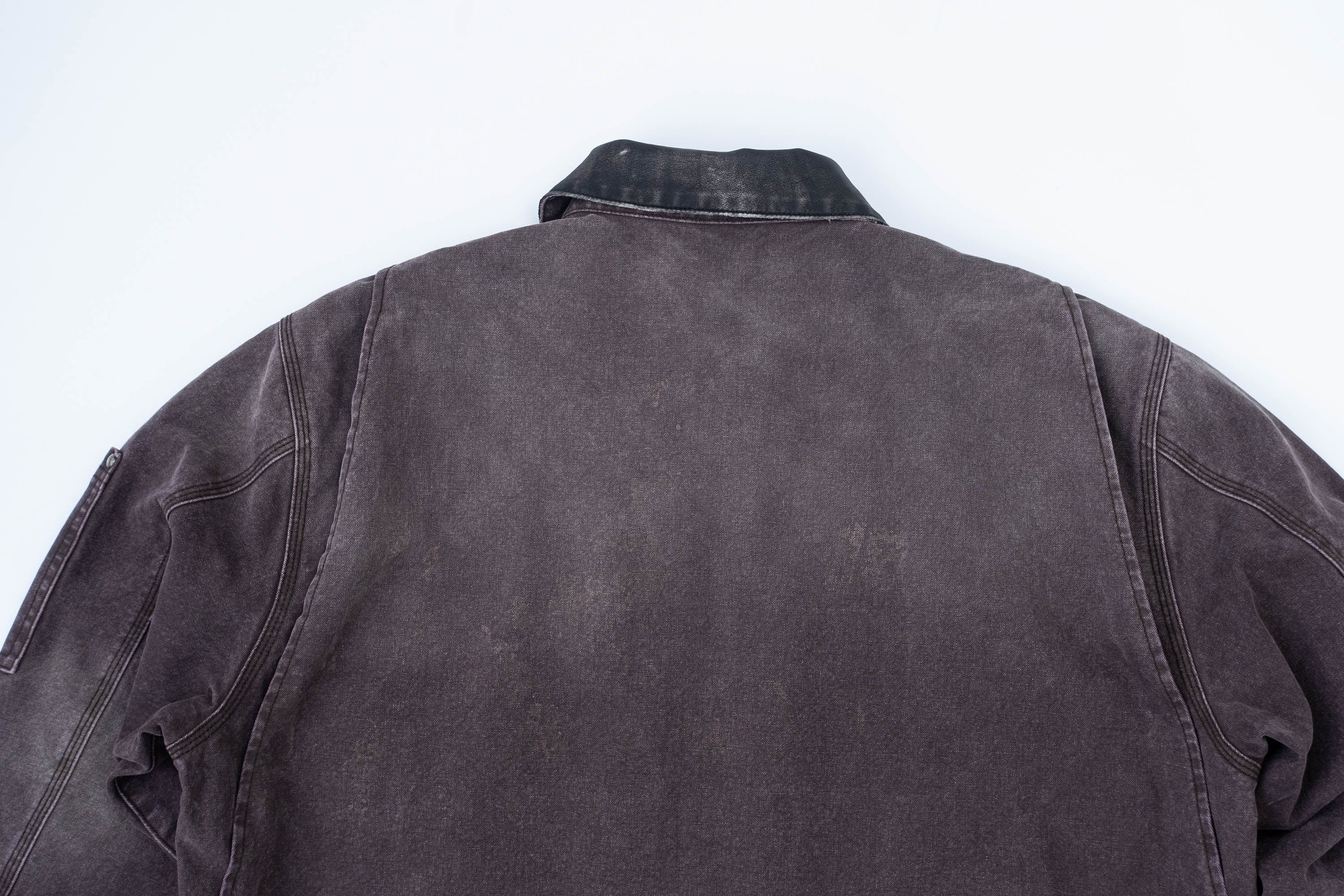 IN EXISTENCE Dirty-Washed Contrast Collar Detroit Jacket