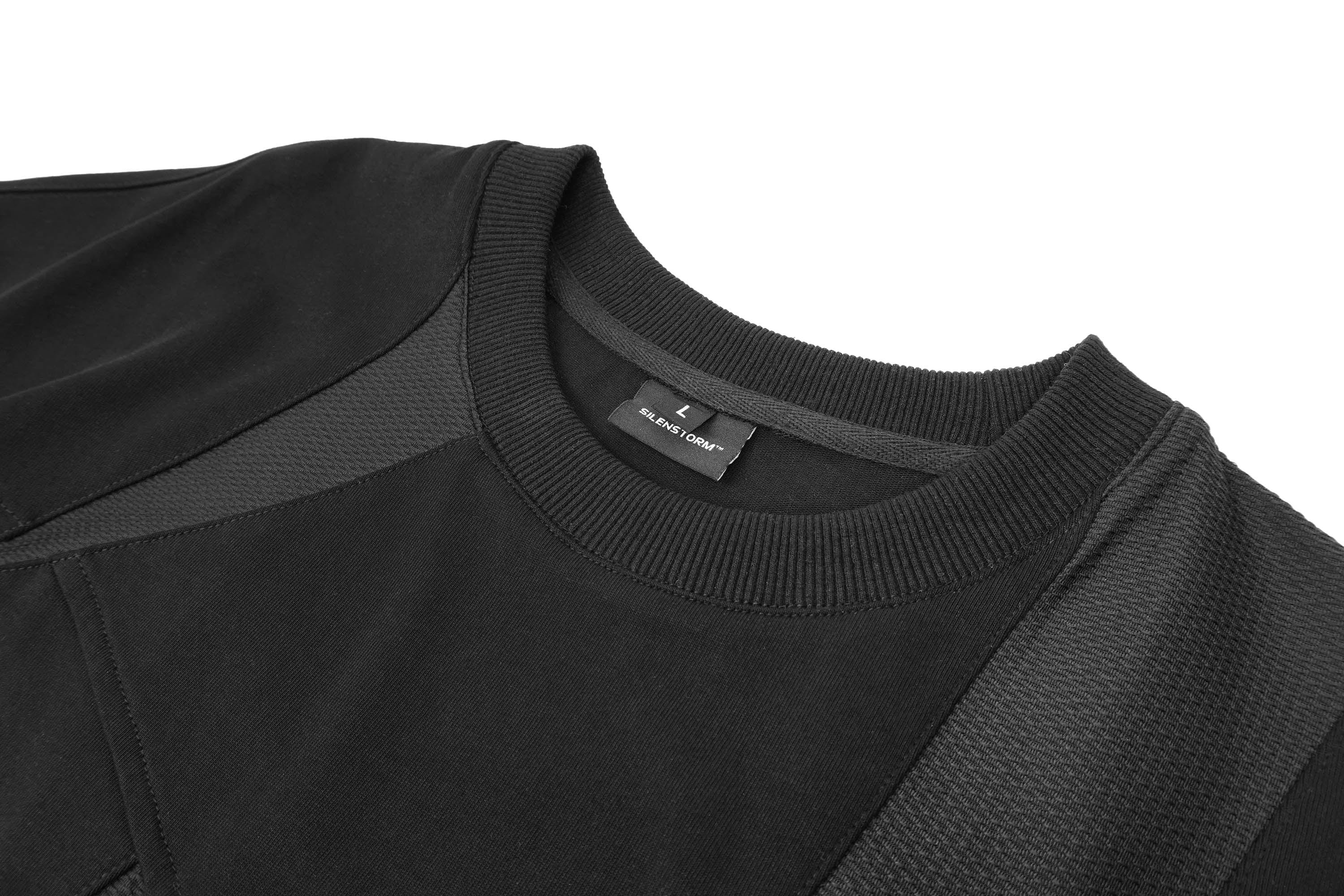 SILENSTORM Asymmetrical Mesh Deconstructed T-Shirt