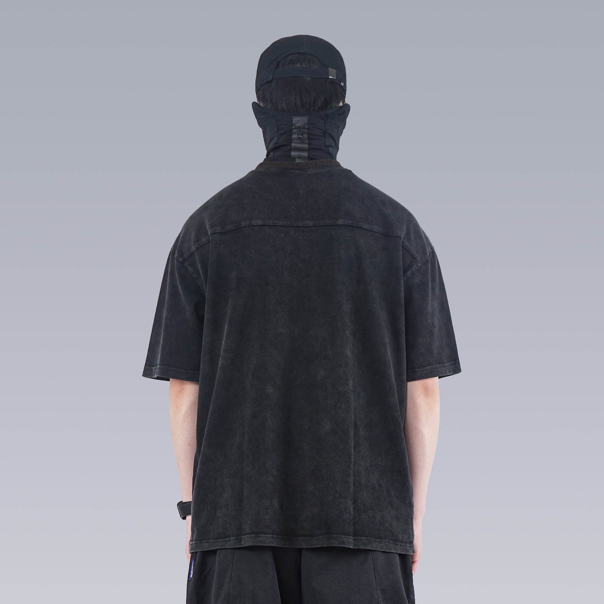 SILENSTORM Washed Paneled Side Pocket T-Shirt