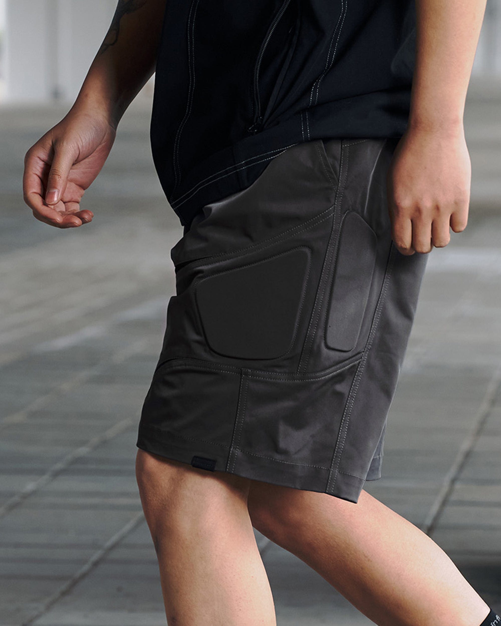 ENSHADOWER Deconstructed Sponge Shield Shorts