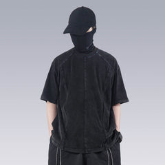 SILENSTORM Washed Paneled Side Pocket T-Shirt