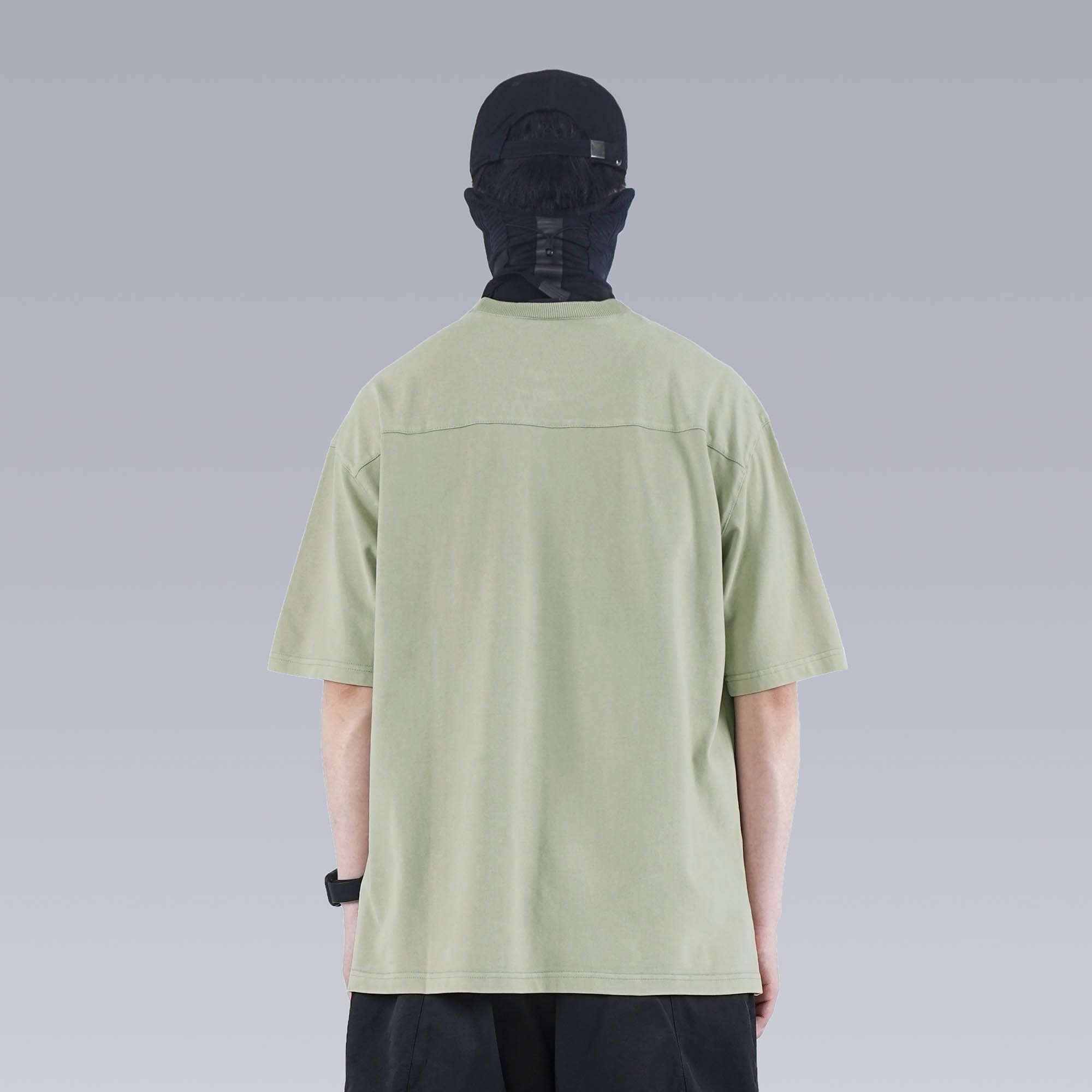 SILENSTORM Washed Paneled Side Pocket T-Shirt