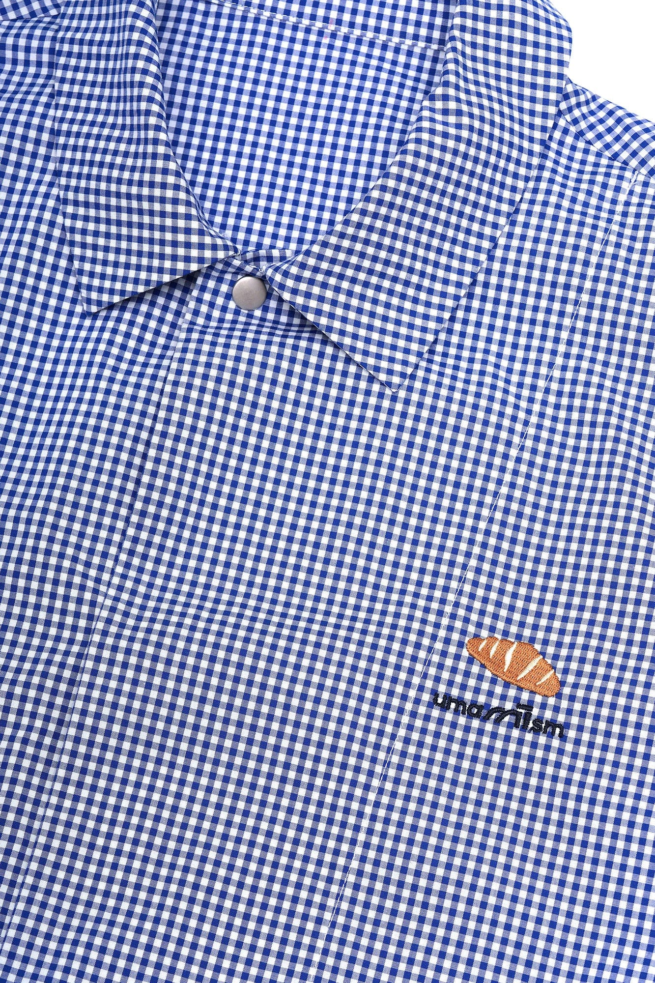 UMAMIISM Preppy Gingham Pocket Half Shirt